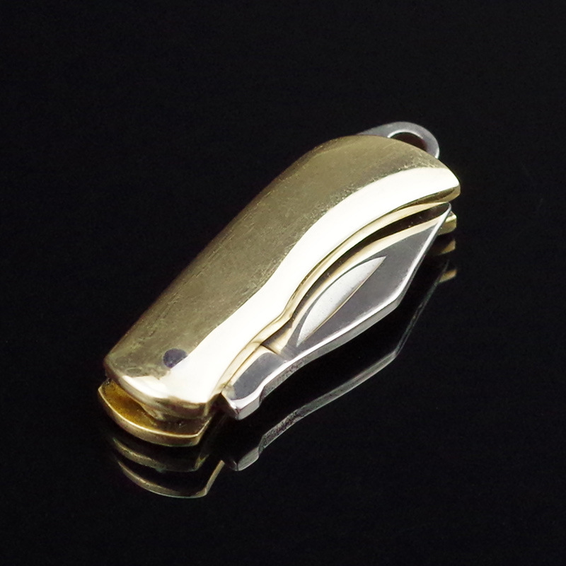 Brass Pocket Folding Knife Por - مراجعة Letter Opener Brass وسعره