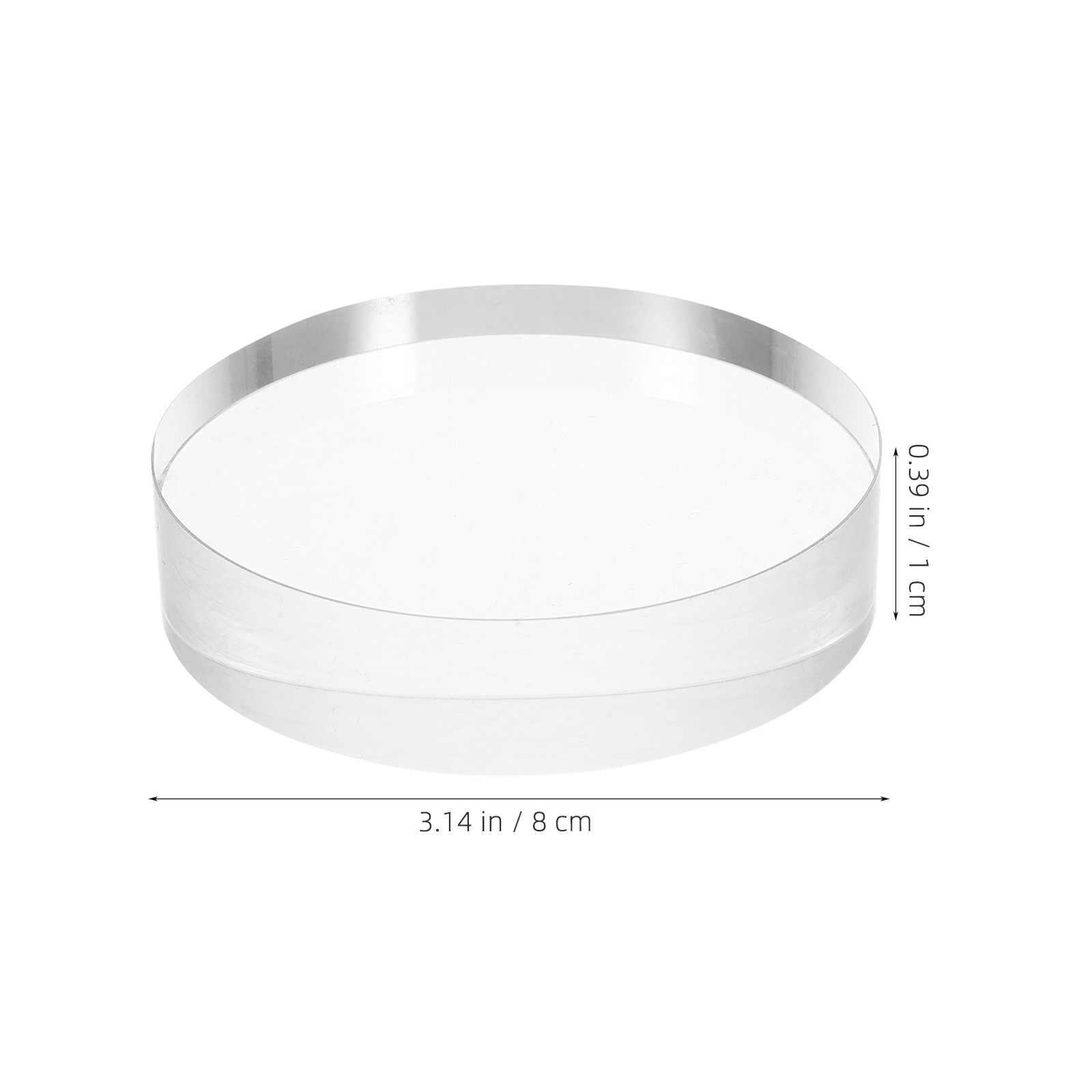 3.15 Inch Round Clear Crystal  - مراجعة Book Weight Glass وسعره