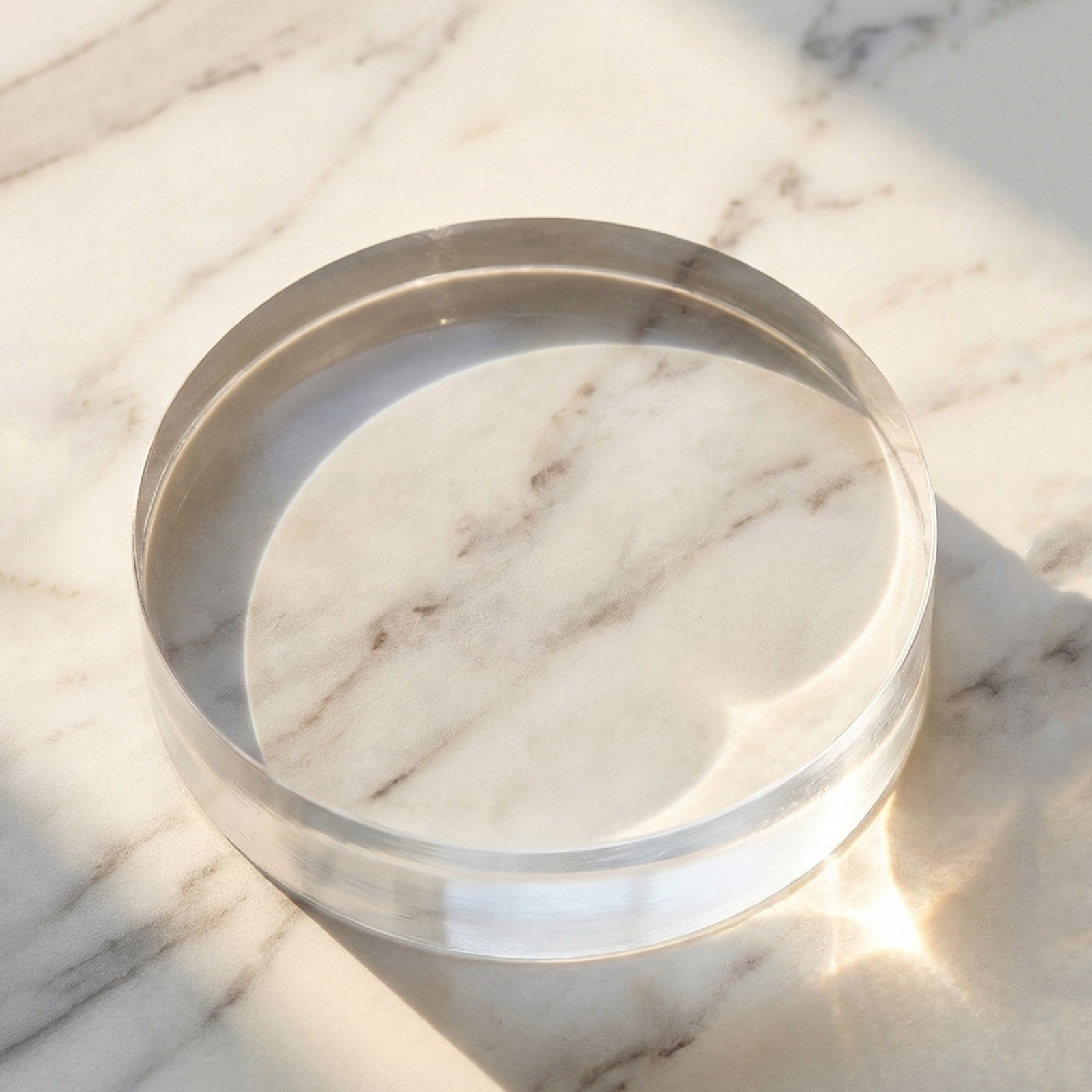 3.15 Inch Round Clear Crystal  - مراجعة Book Weight Glass وسعره