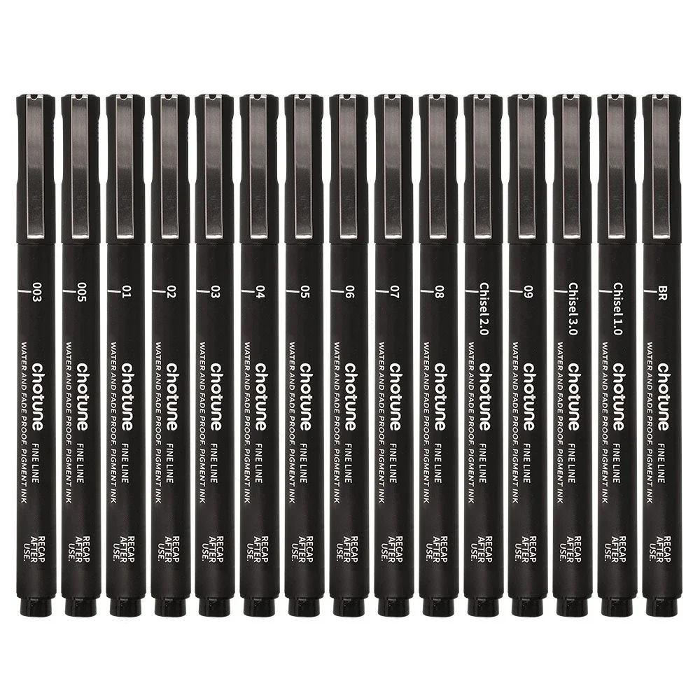 Black Micro Pens,15 Sizes,Wate - مراجعة Correction Pen Fine وسعره