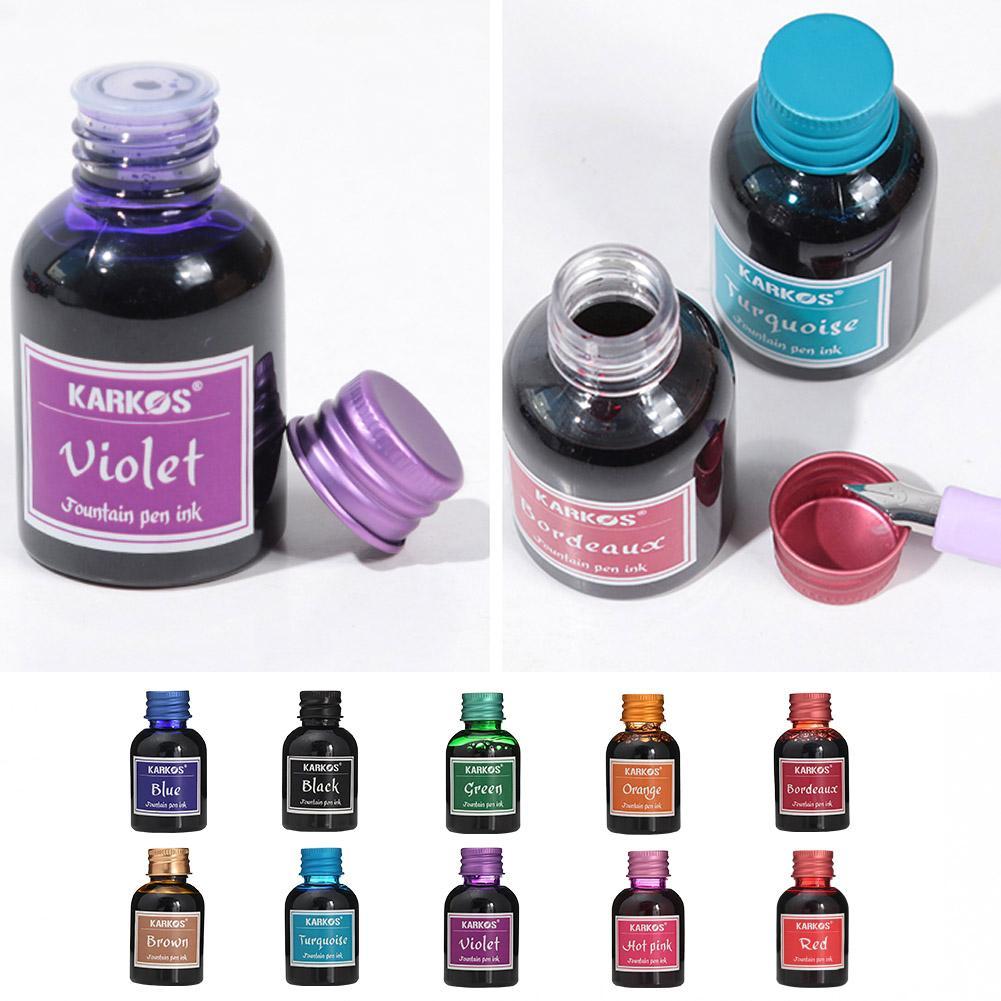 30MlL Pure Colorful Fountain P - مراجعة Fountain Pen Bottled Ink وسعره