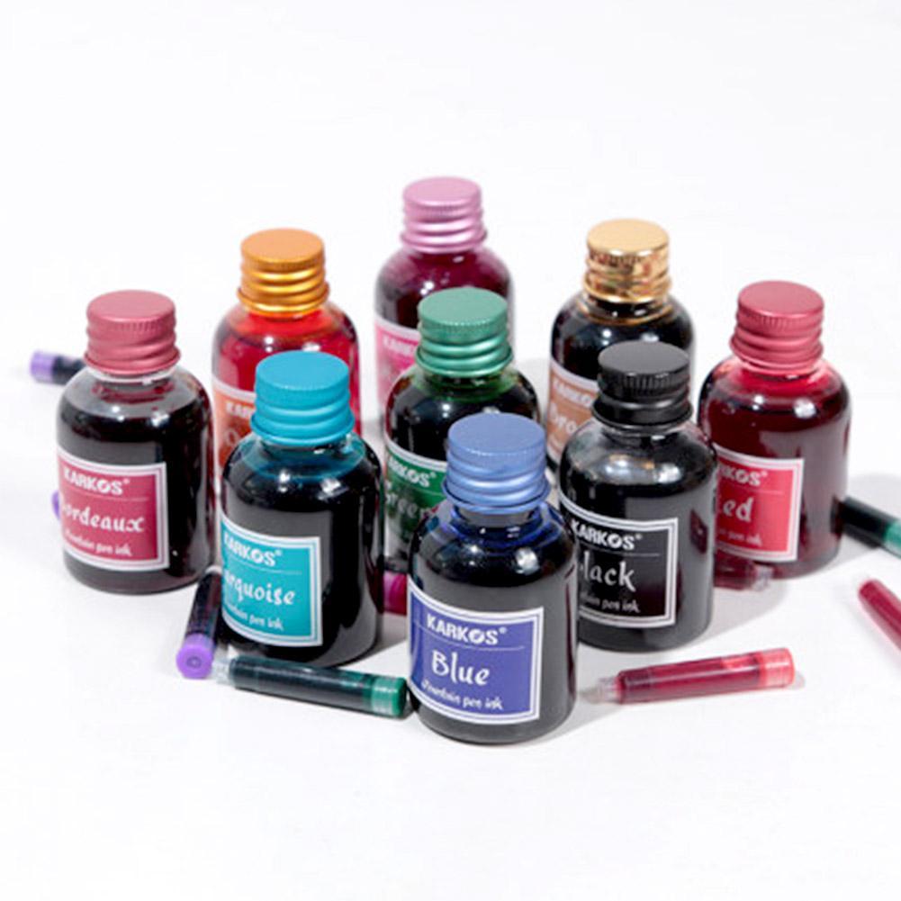 30MlL Pure Colorful Fountain P - مراجعة Fountain Pen Bottled Ink وسعره