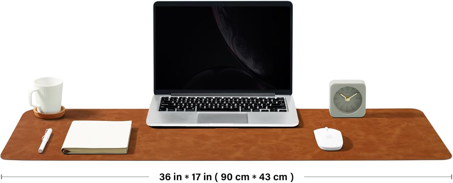 Distressed Leather Desk Mat -  - مراجعة Leather Desk Pad وسعره