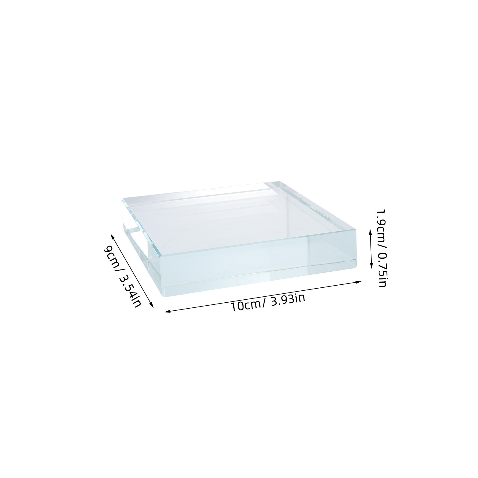 Clear Glass Rectangle Paperwei - مراجعة Paper Weight Crystal وسعره