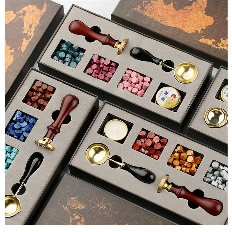DIY Stamps Wax Seal Box Kit De - مراجعة Wax Seal Stamp Set وسعره