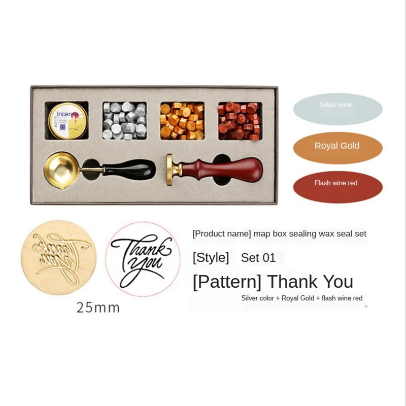 DIY Stamps Wax Seal Box Kit De - مراجعة Wax Seal Stamp Set وسعره