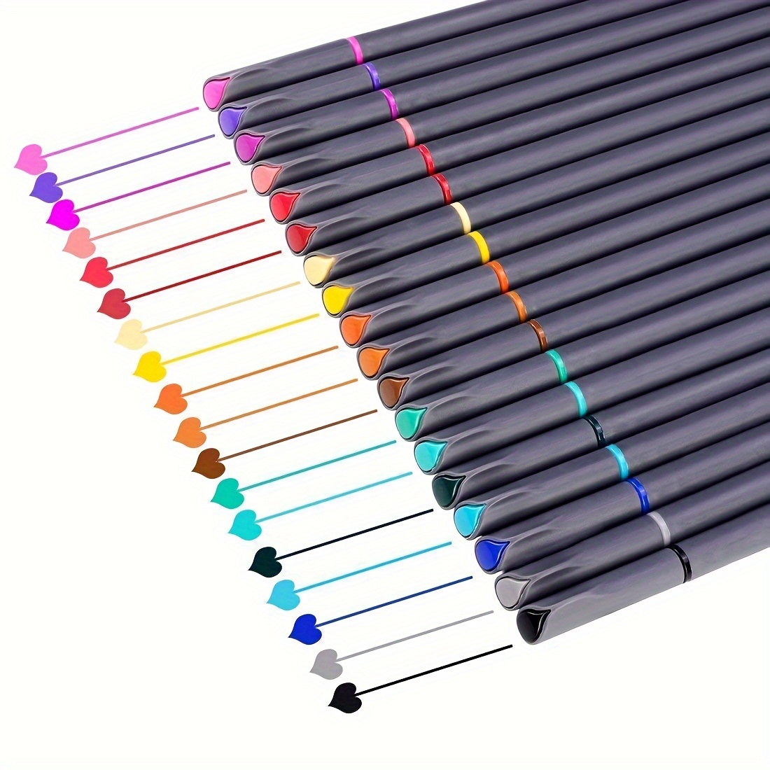 12-100pcs Colorful Line Drawin - مراجعة Correction Pen Fine وسعره
