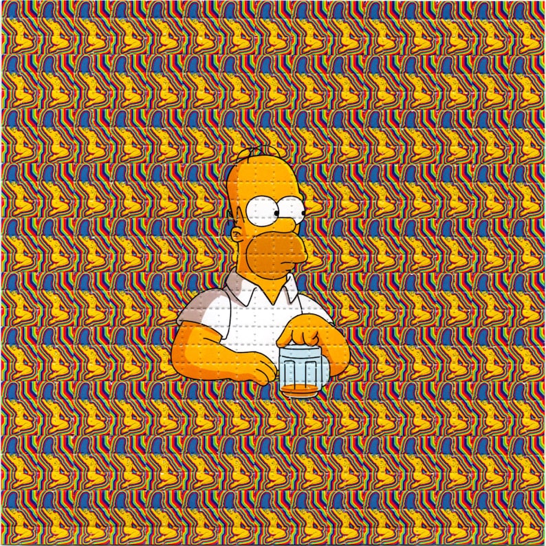 Naked Marge Psychedelic LSD/Ac - مراجعة Ink Blotter Paper وسعره