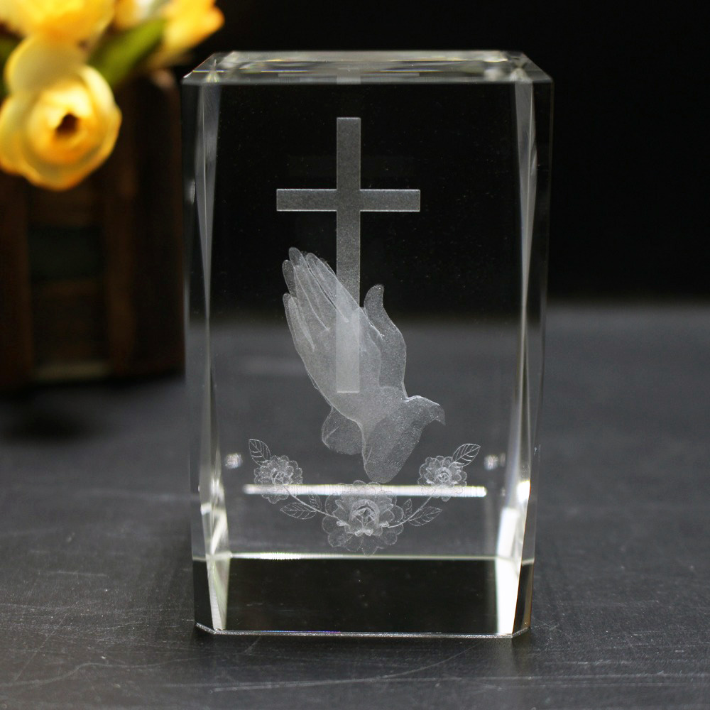 3D Laser Crystal Religious Cub - مراجعة Paper Weight Crystal وسعره