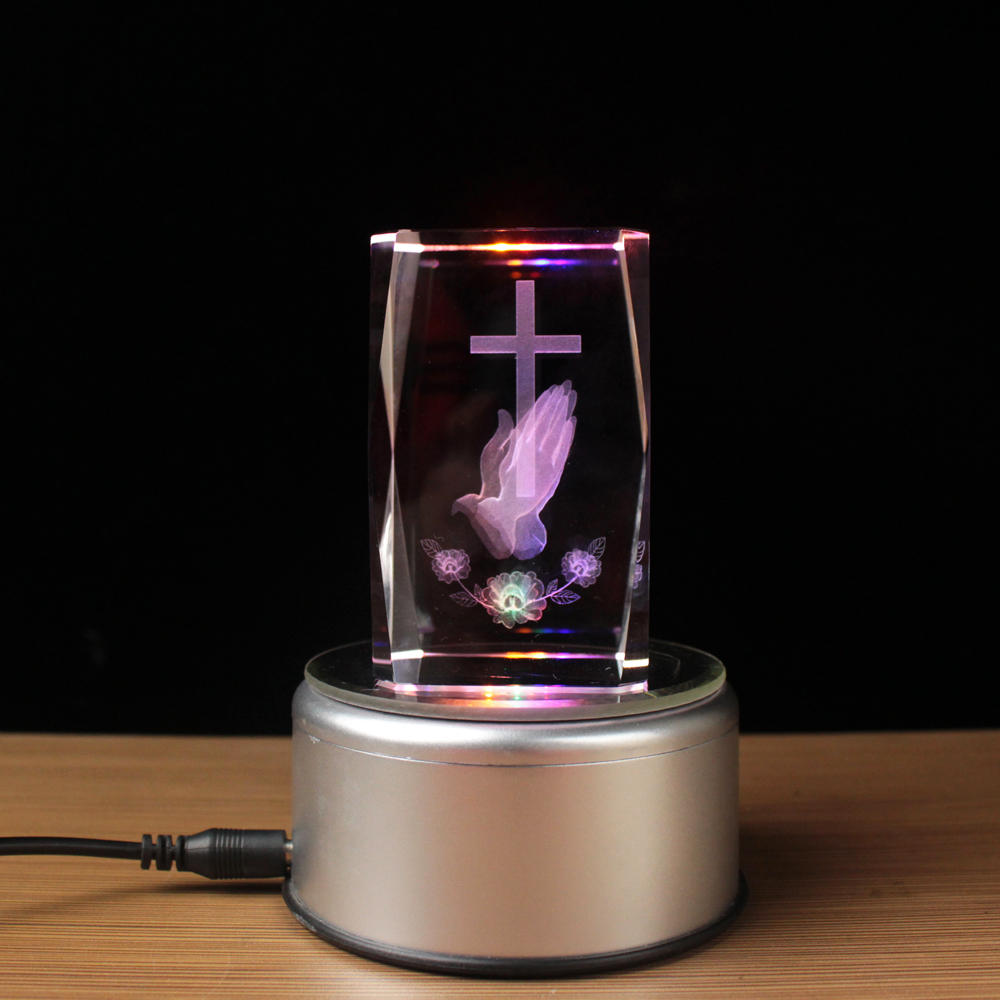 3D Laser Crystal Religious Cub - مراجعة Paper Weight Crystal وسعره