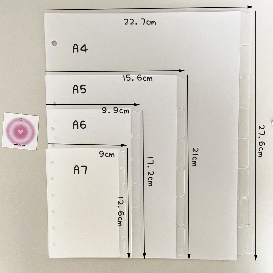 A4/A5/A6/A7 Ring Seperator Pag - مراجعة Binder A4 Lever وسعره