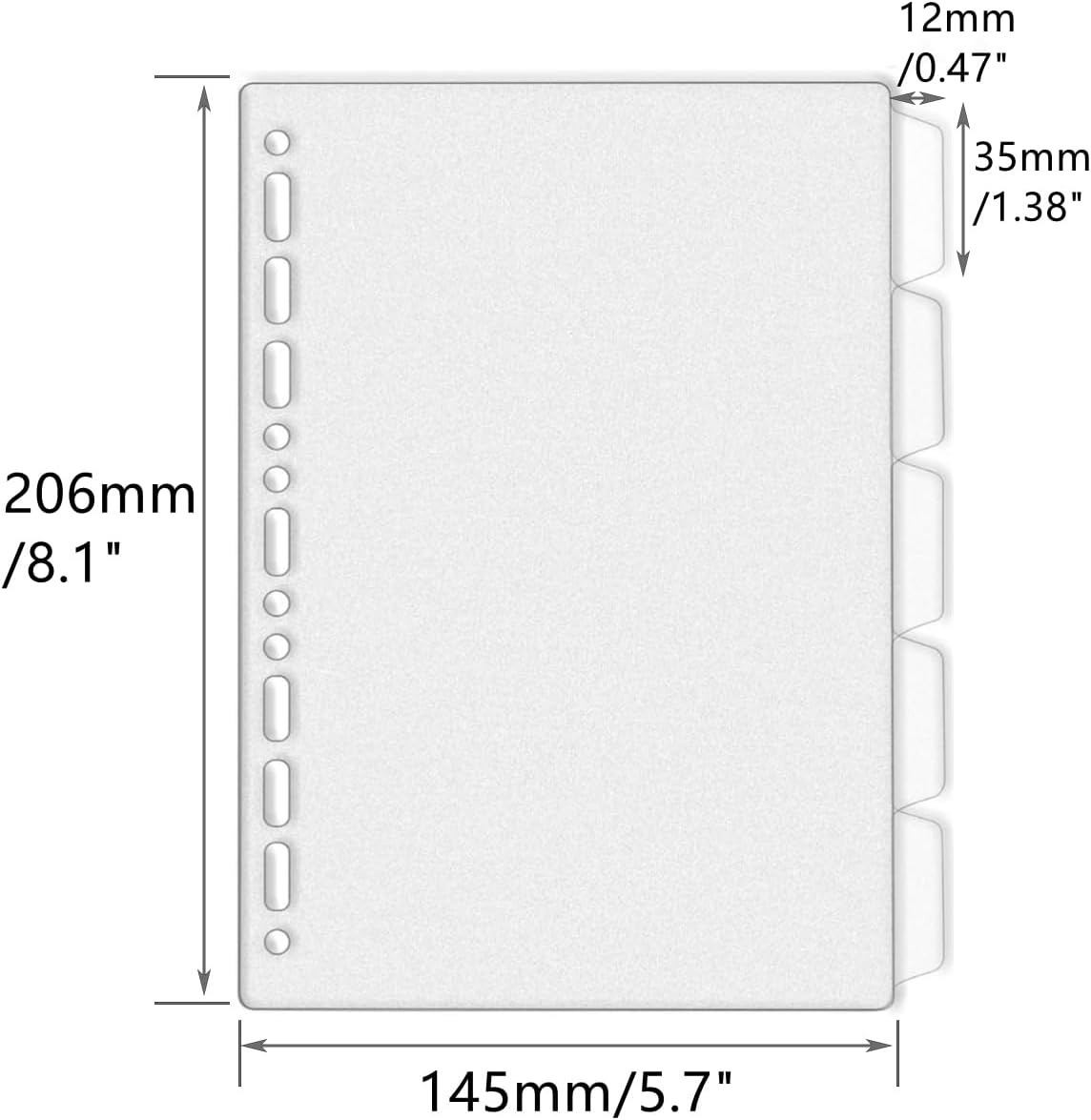 A4 A5 B5 Binder Dividers Gener - مراجعة Tab Divider A4 وسعره