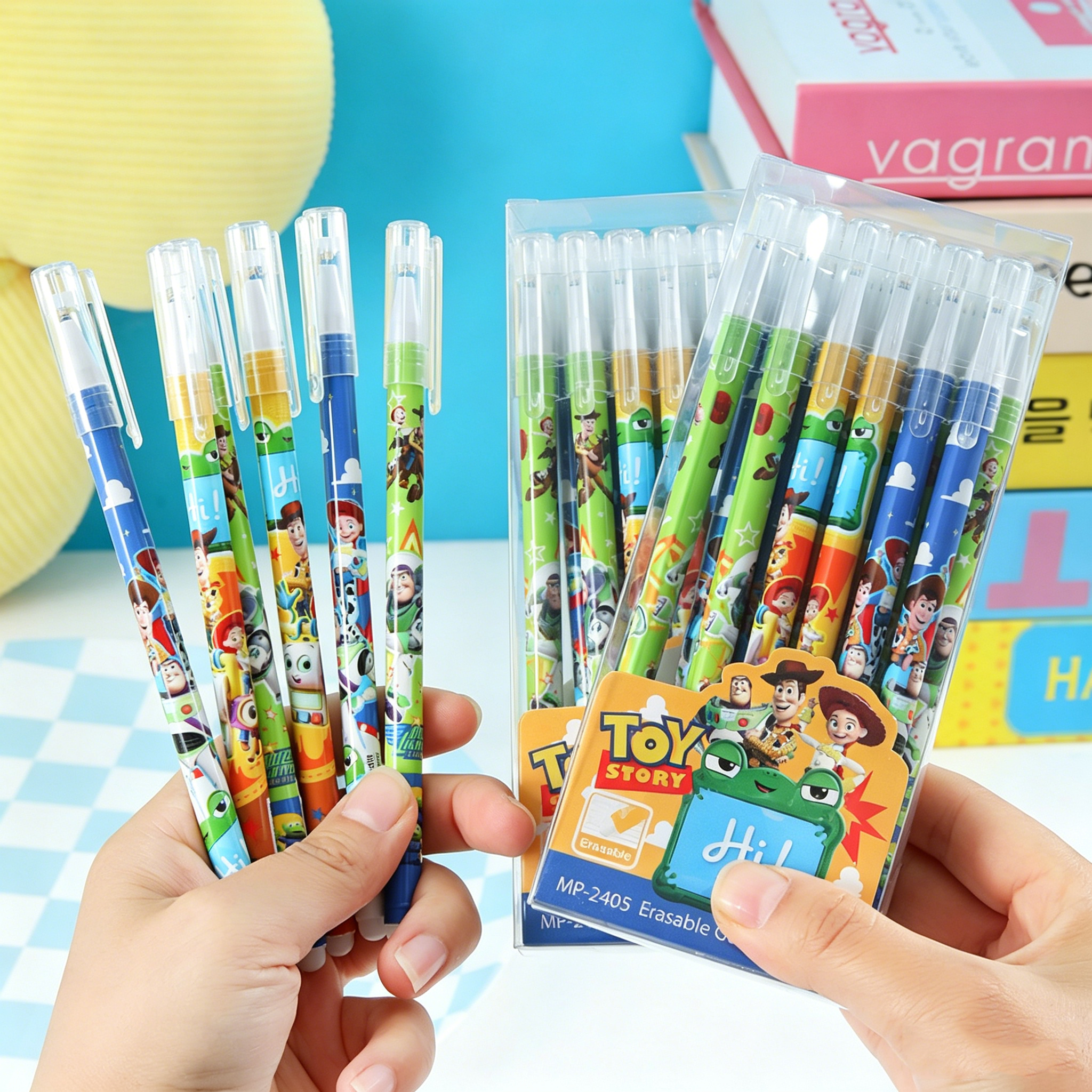 New 6/24pcs Toy Story Magic Er - مراجعة Correction Pen Fine وسعره