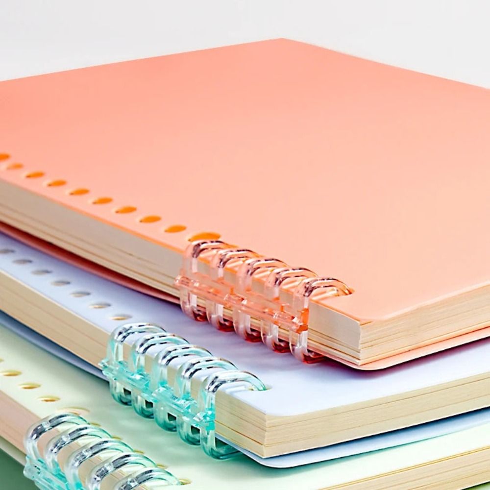 4Pcs PP Loose-leaf Book Cover  - مراجعة Binder A4 Lever وسعره