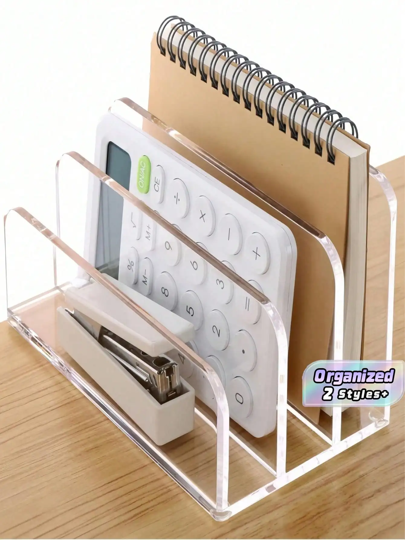 1Pc Acrylic File Folder, Desk  - مراجعة Magazine Holder Rack وسعره