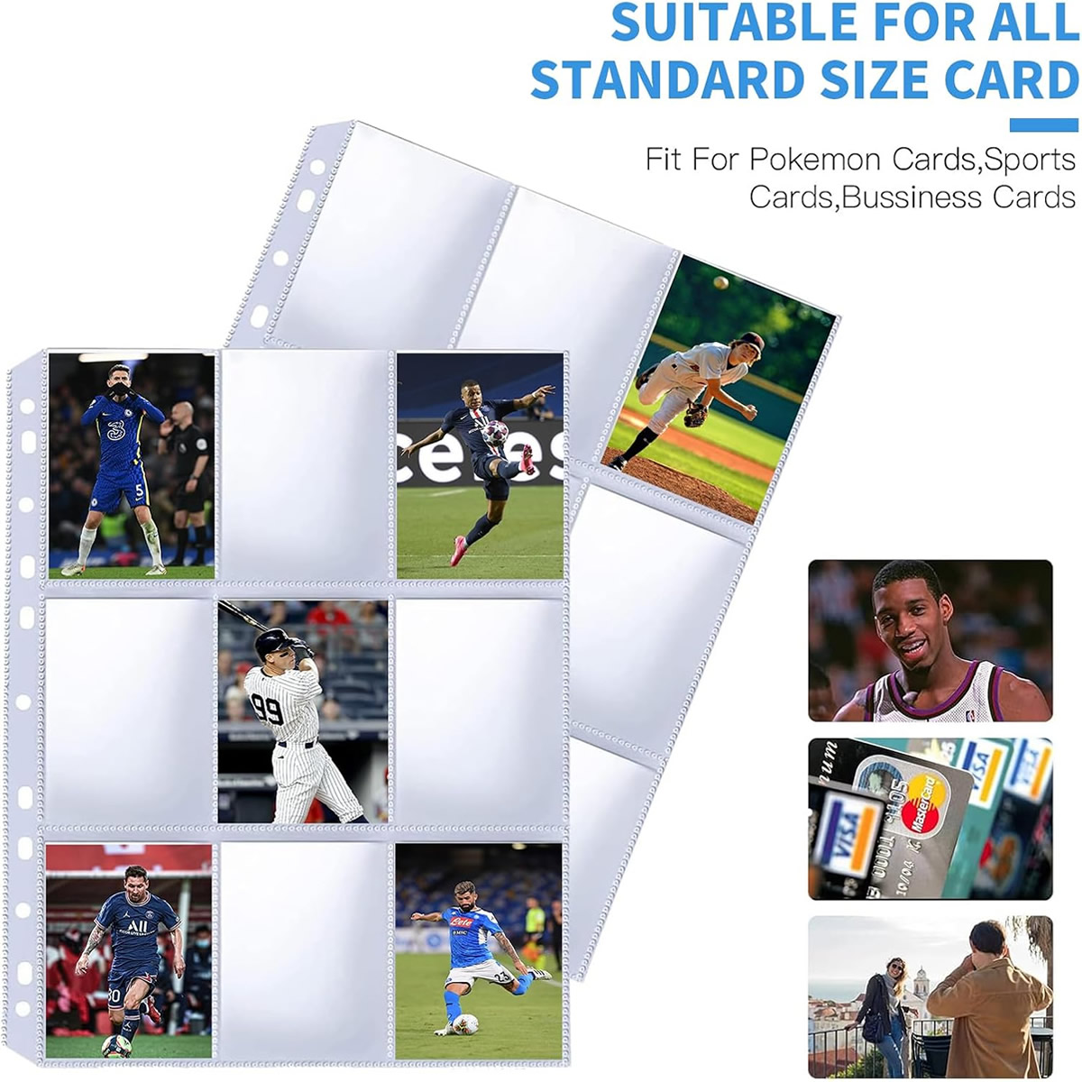 50 Pack 9 Pocket Card Sleeves  - مراجعة Card Index Box وسعره