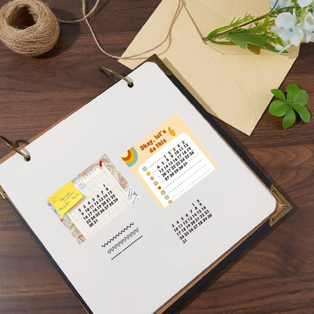 Calendar Date Clear Stamps Vin - مراجعة Rubber Date Stamp وسعره