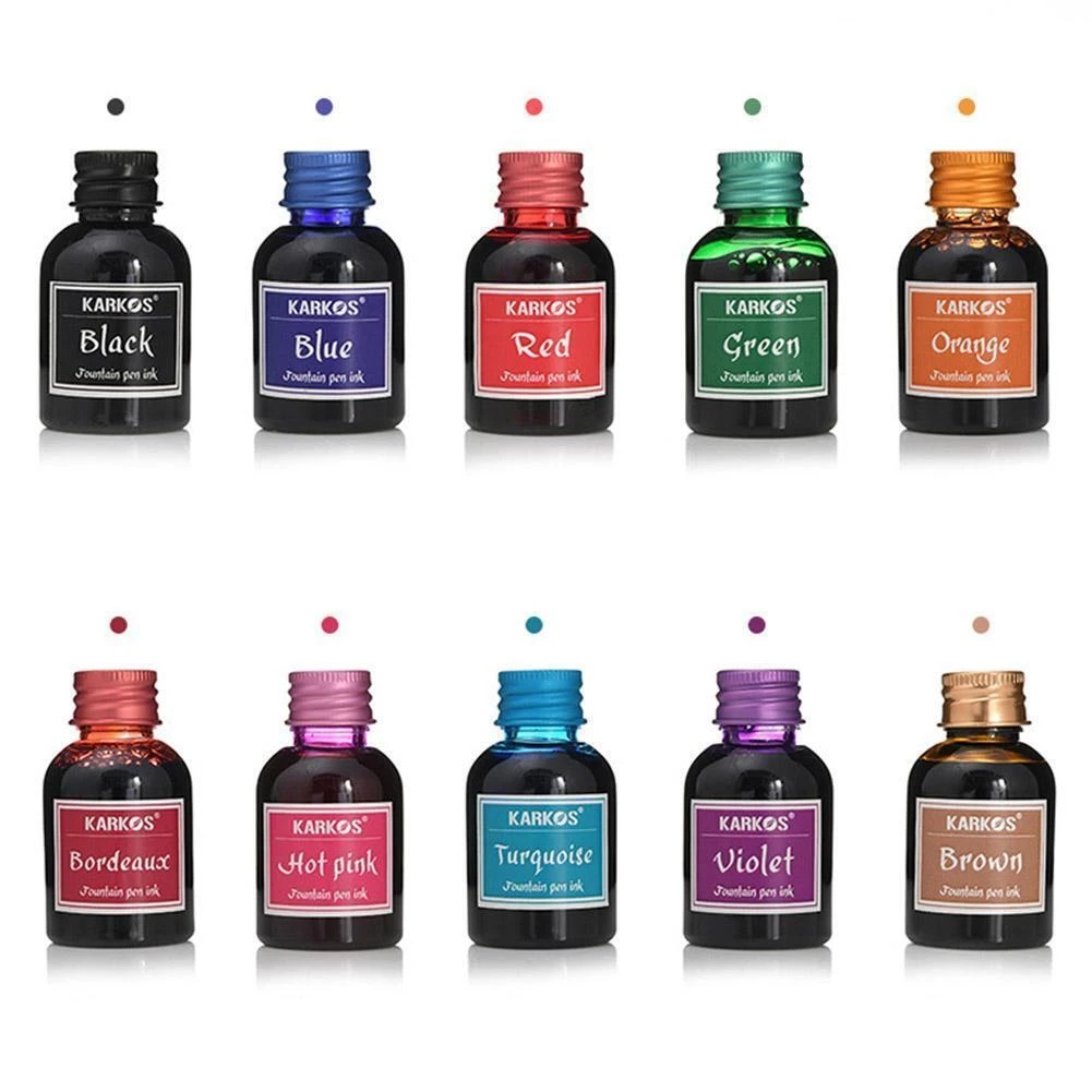Fountain Pen Ink Bottle 30 ml  - مراجعة Fountain Pen Bottled Ink وسعره