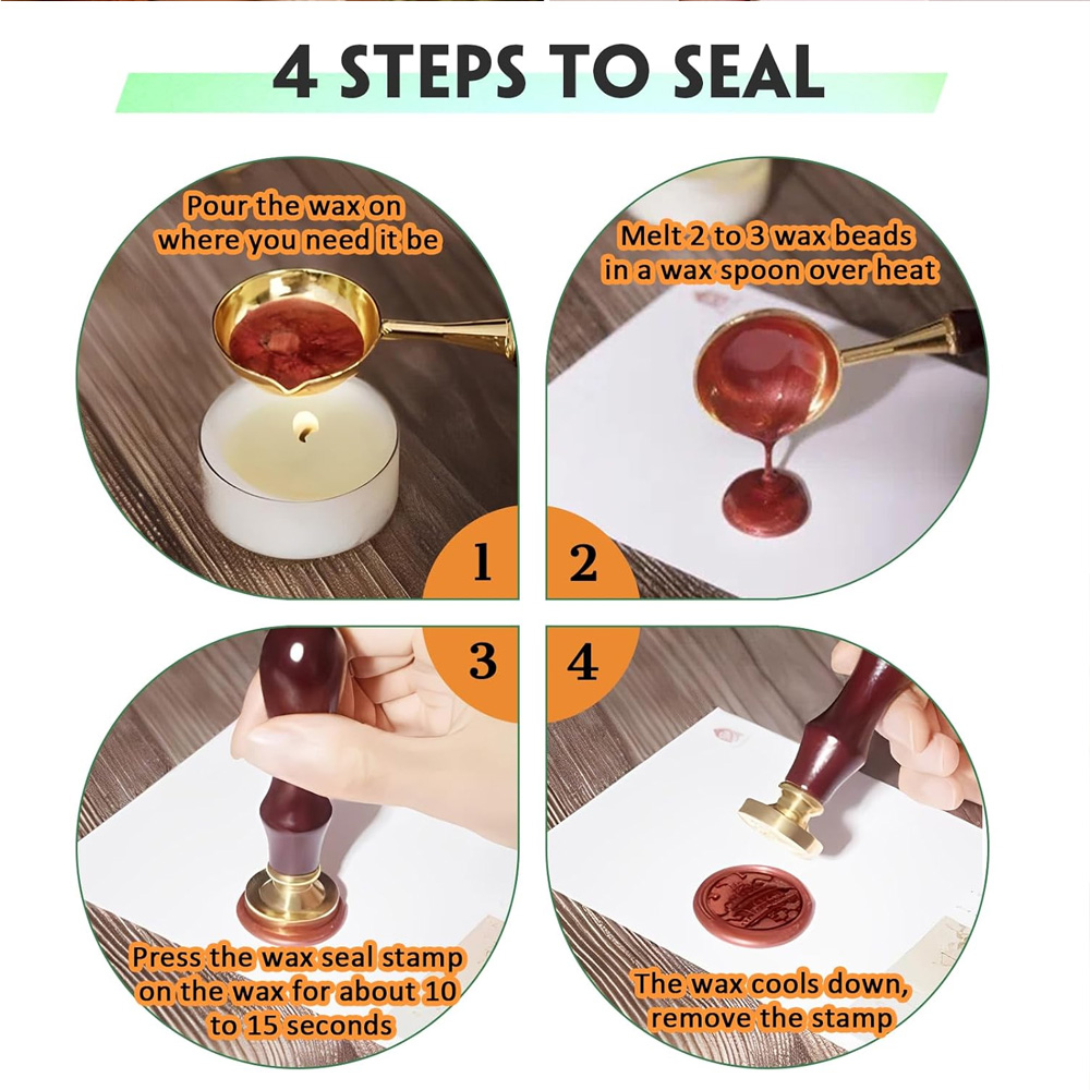 20pcs/set Wax Seal Stamp Set w - مراجعة Wax Seal Stamp Set وسعره