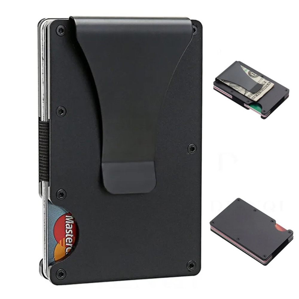 Aluminum Alloy Rfid Blocking C - مراجعة Index Card Holder وسعره