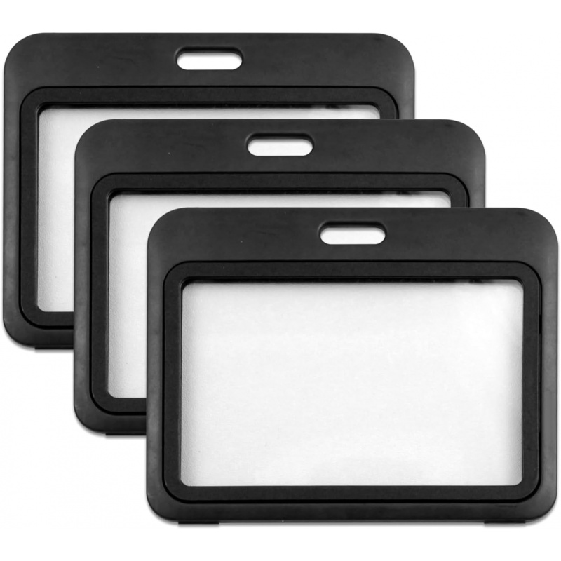 3-Pack Horizontal Hard Plastic - مراجعة Index Card Holder وسعره