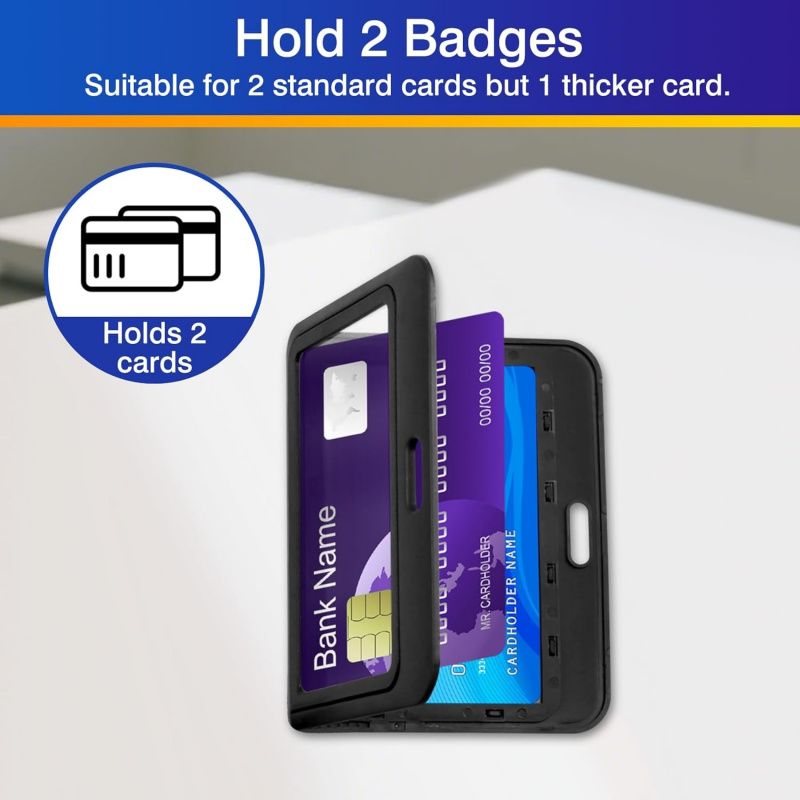 3-Pack Horizontal Hard Plastic - مراجعة Index Card Holder وسعره