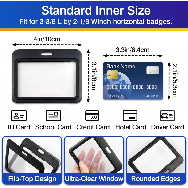 3-Pack Horizontal Hard Plastic - مراجعة Index Card Holder وسعره