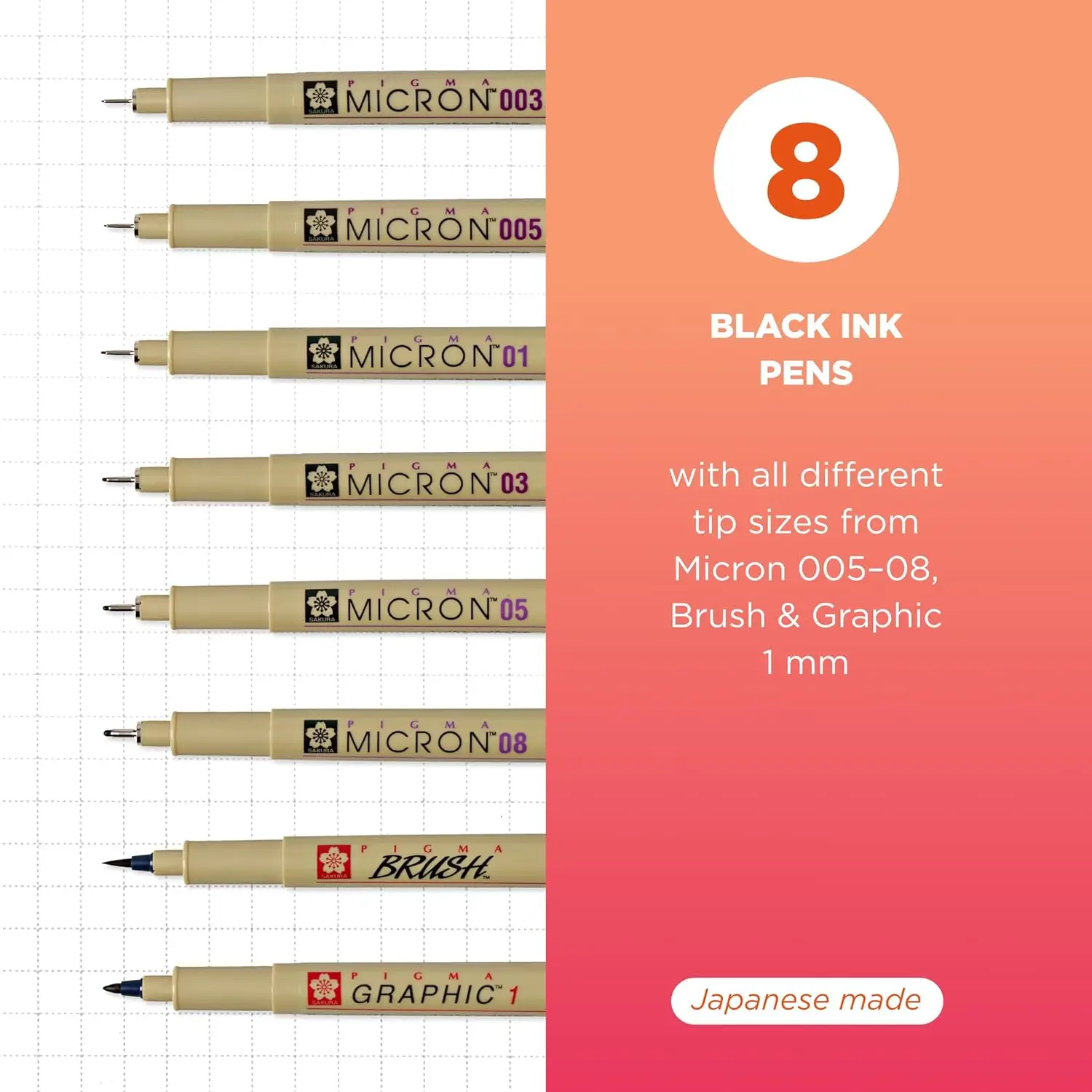 Fineliner Drawing Pens Set, 8  - مراجعة Archive Box Set وسعره