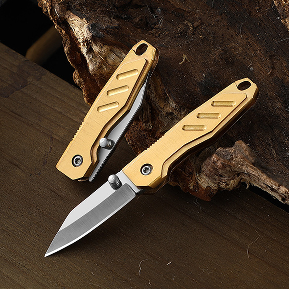 Brass Mini Folding Utility Kni - مراجعة Letter Opener Brass وسعره