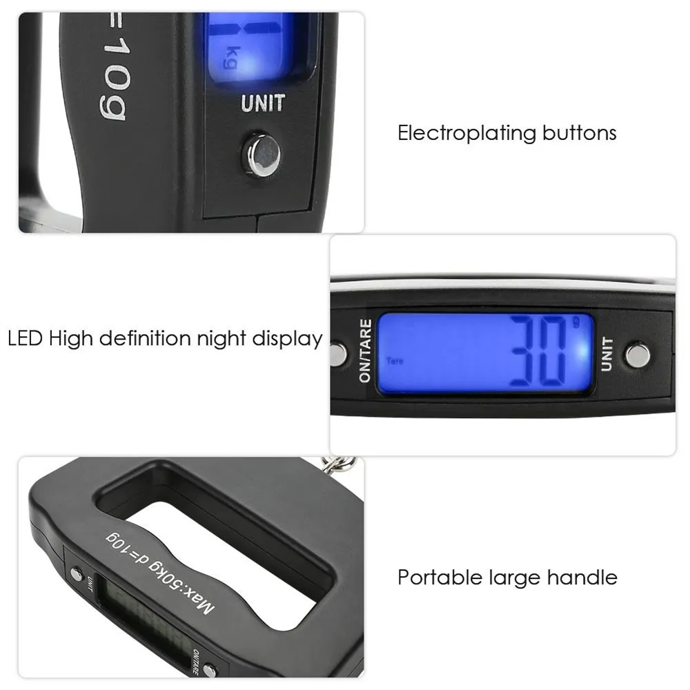 Portable LCD Digital Hanging S - مراجعة Tape Dispenser Weighted وسعره