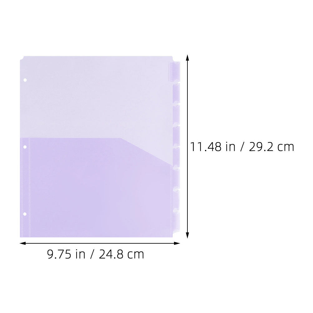 2Sets A4 Binder Dividers Plast - مراجعة Tab Divider A4 وسعره