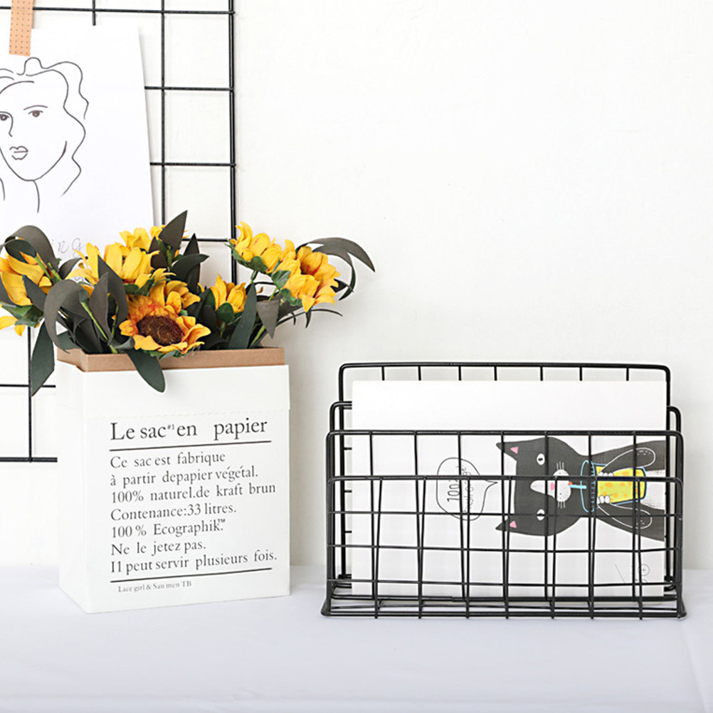 Modern 3 Slot Mail Organizer M - مراجعة Magazine Holder Rack وسعره