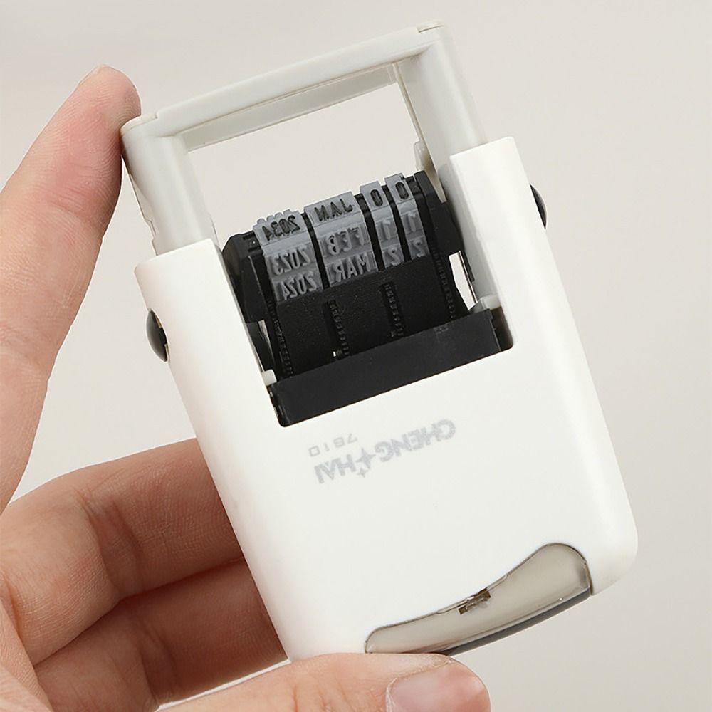 Automatic Ink Return Day-month - مراجعة Rubber Date Stamp وسعره