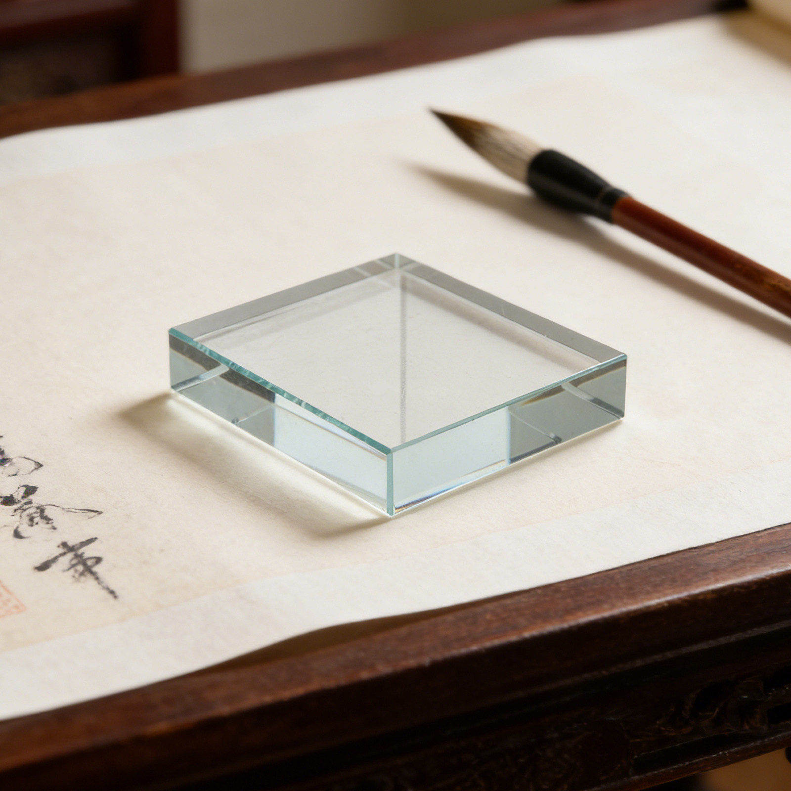 Glass Paperweight Rectangular  - مراجعة Book Weight Glass وسعره