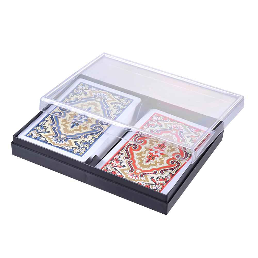 2 Decks Bridge Red and Blue Bo - مراجعة Card Index Box وسعره
