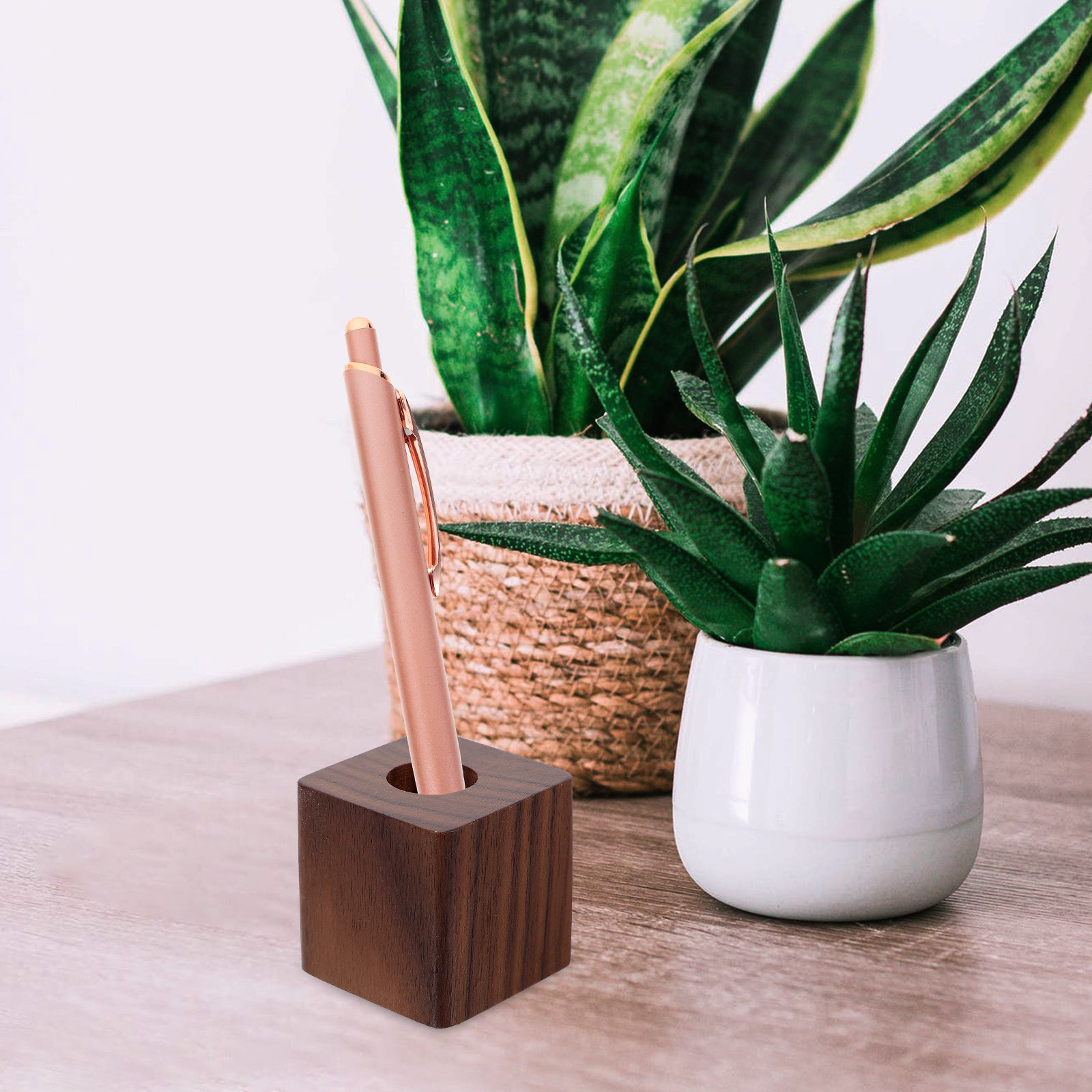 Single Wood Pen Holder Walnut  - مراجعة Pen Rest Single وسعره
