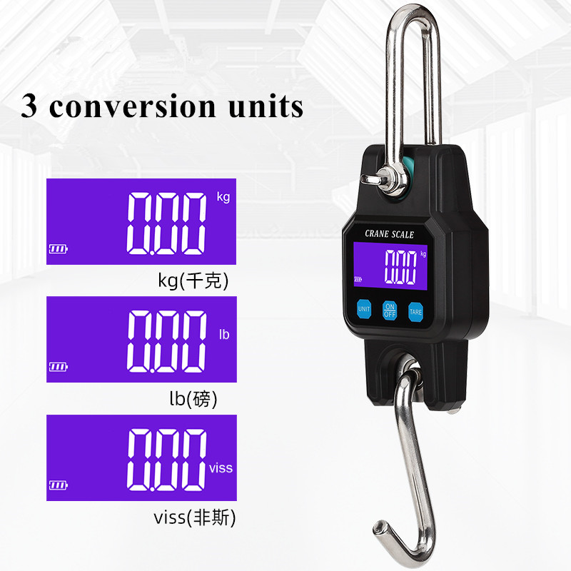 300kg/50g Bluetooth Crane Scal - مراجعة Tape Dispenser Weighted وسعره