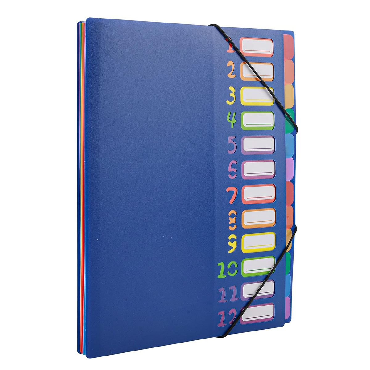 A4 Size Rainbow Tab Expanding  - مراجعة Tab Divider A4 وسعره