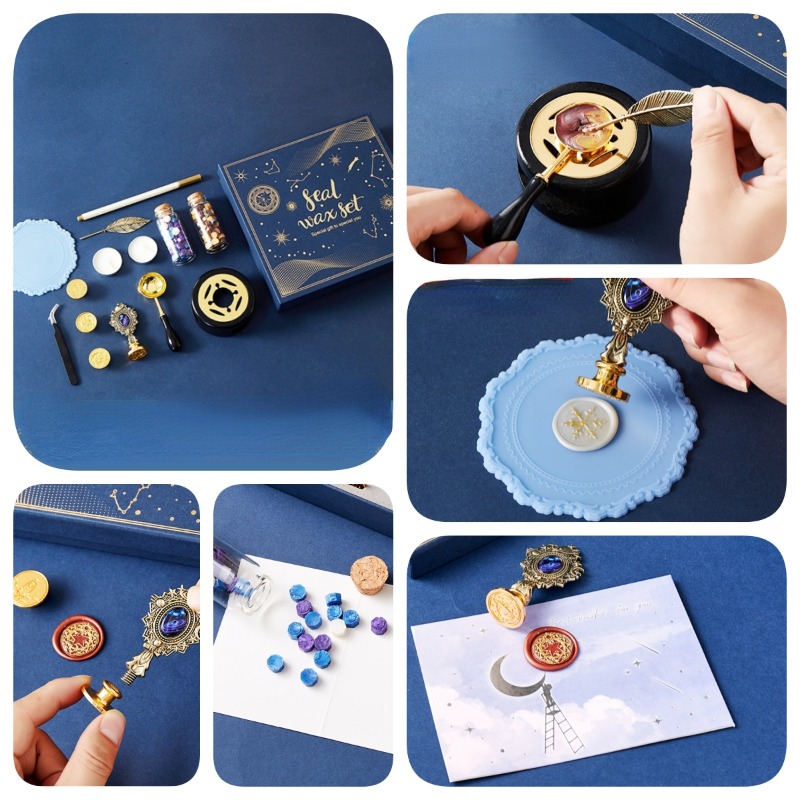 Starry Fire Lacquer Stamp Set  - مراجعة Wax Seal Stamp Set وسعره