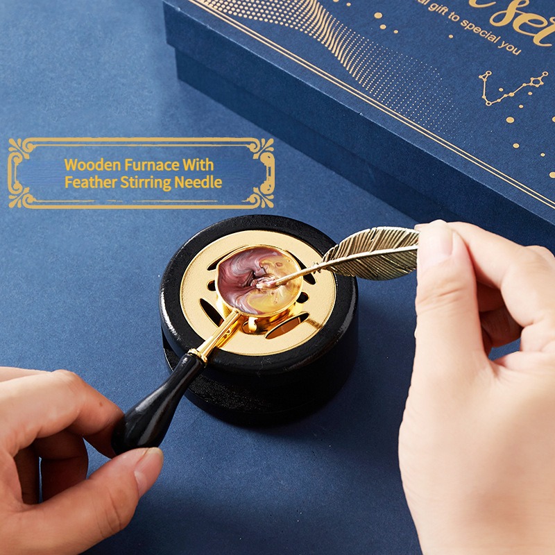 Starry Fire Lacquer Stamp Set  - مراجعة Wax Seal Stamp Set وسعره