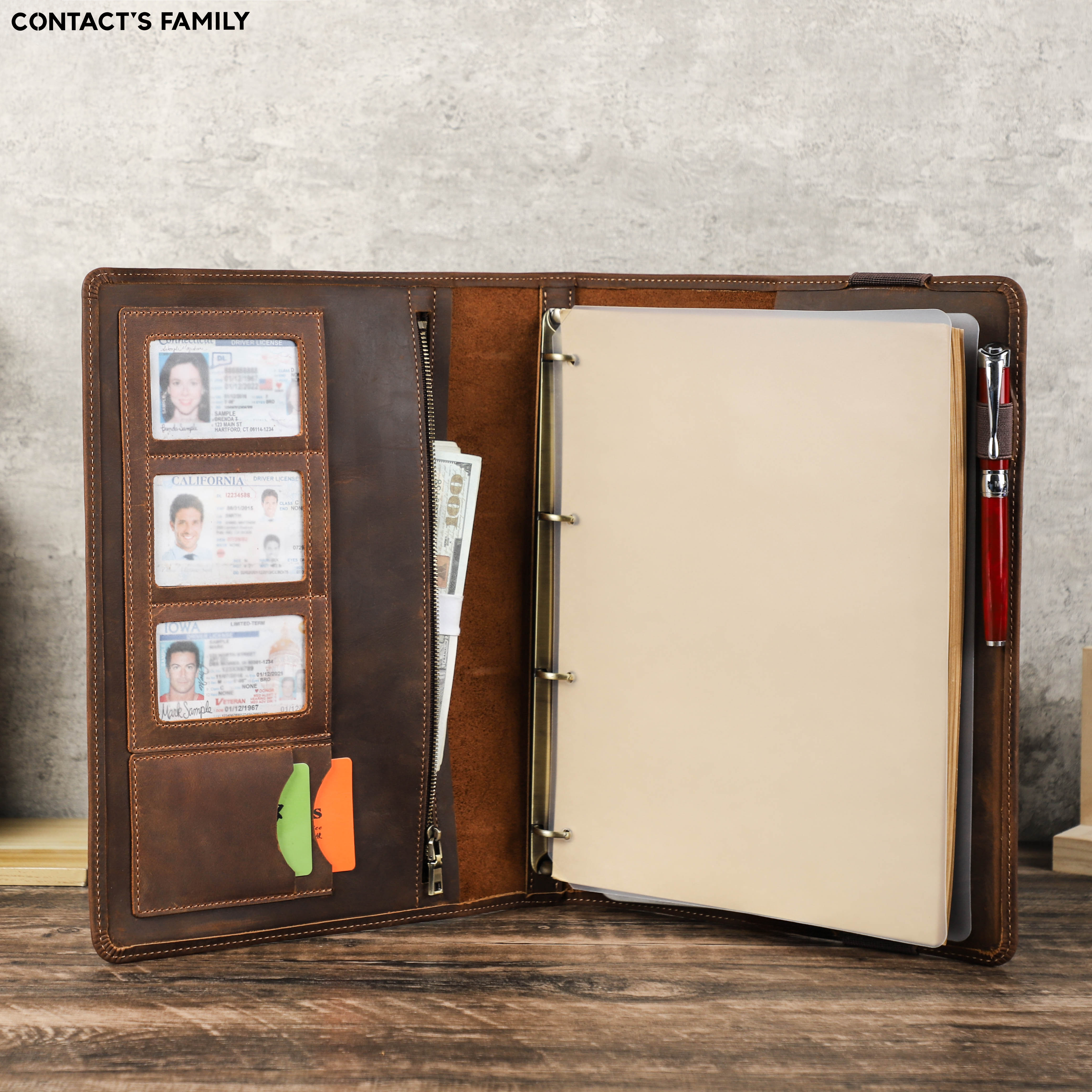 Luxury Retro Business A4 Noteb - مراجعة Binder A4 Lever وسعره