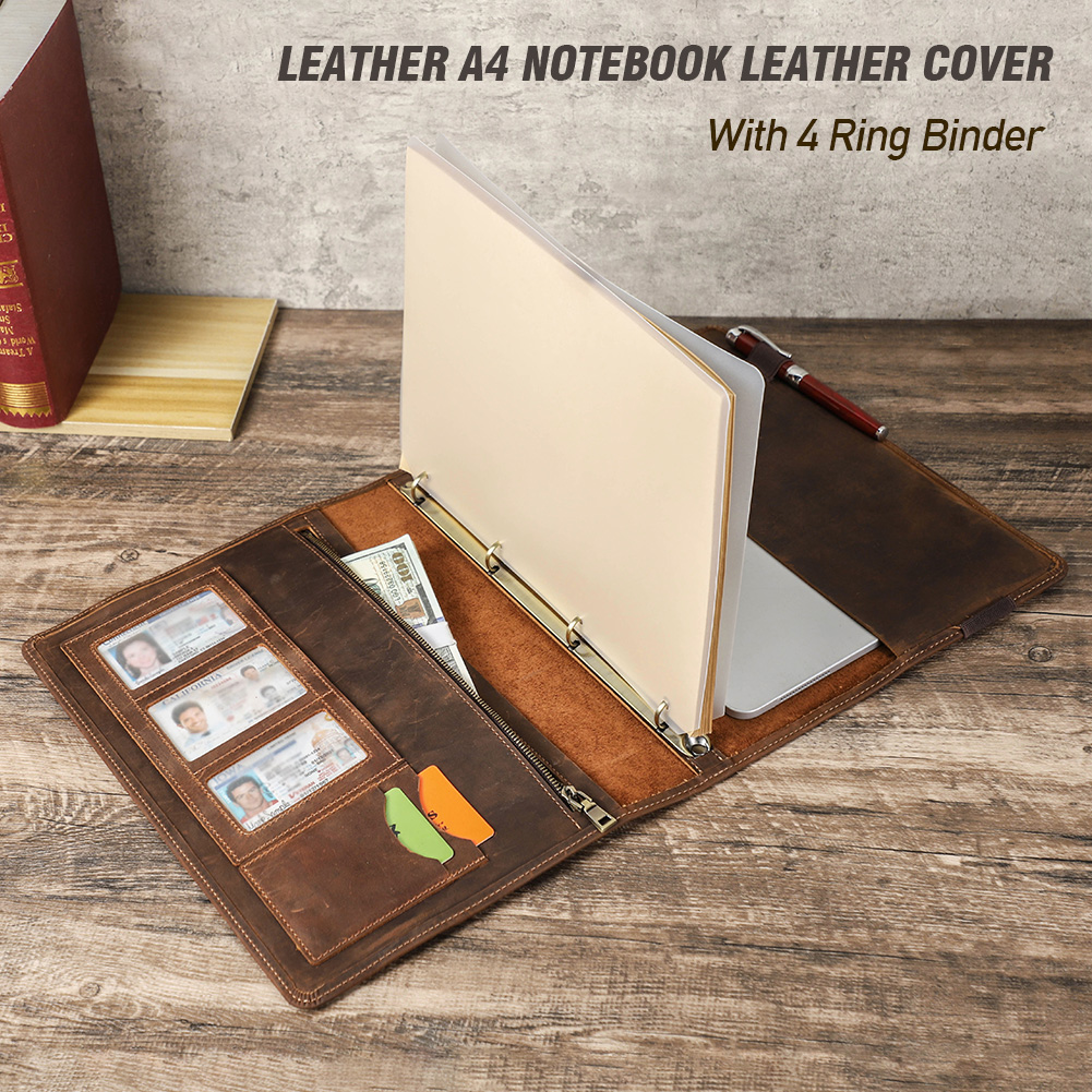 Luxury Retro Business A4 Noteb - مراجعة Binder A4 Lever وسعره