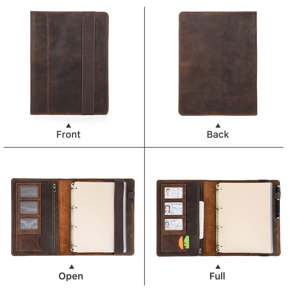 Luxury Retro Business A4 Noteb - مراجعة Binder A4 Lever وسعره