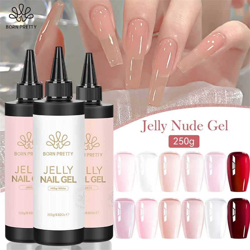 BORN PRETTY 250g Jelly Milky W - مراجعة Gel Refill Pack وسعره