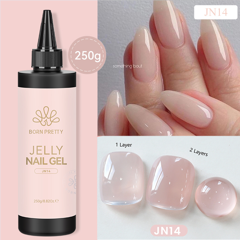 BORN PRETTY 250g Jelly Milky W - مراجعة Gel Refill Pack وسعره