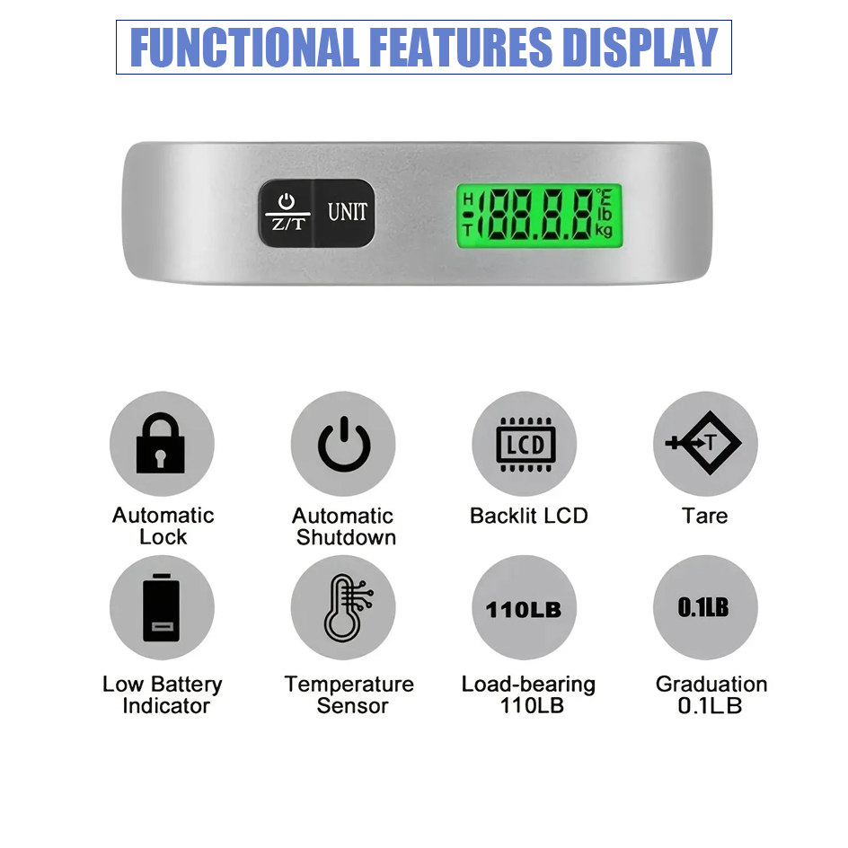 Portable Scale Digital LCD Dis - مراجعة Tape Dispenser Weighted وسعره