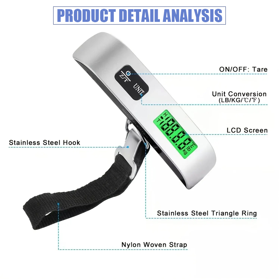 Portable Scale Digital LCD Dis - مراجعة Tape Dispenser Weighted وسعره