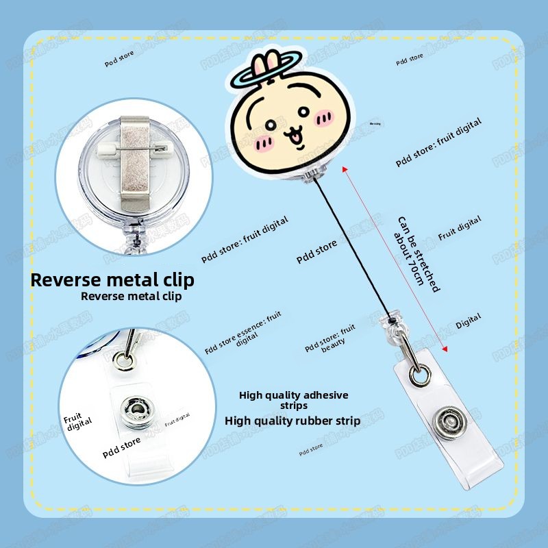 jiyi Retractable Badge Reel Ka - مراجعة Index Card Holder وسعره