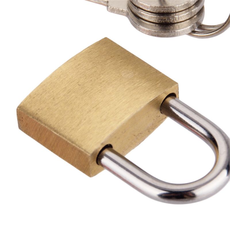 Brass Padlock with Keys, Small - مراجعة Letter Opener Brass وسعره