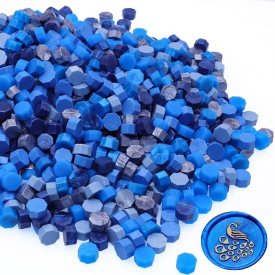 600Pcs Wax Seal Beads, Sealing - مراجعة Wax Seal Stamp Set وسعره